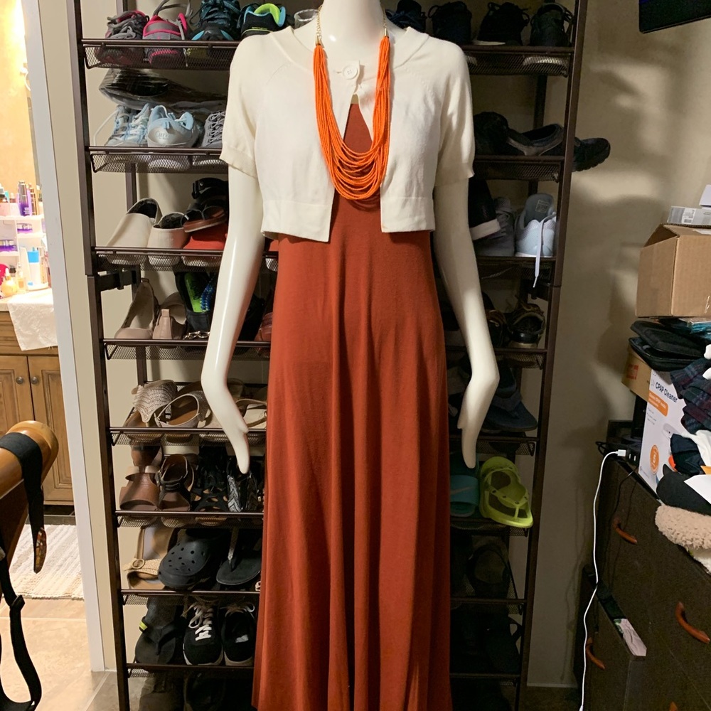 Rainbow Strapless Dress S